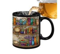 Genérico Ceramic Coffee Mug - Heat Resistant with Vibrant Colours, Mug for Book Lovers, for Animal Lovers, Writers, Tea, Milk, Water, Home, Apartment, Residence