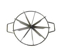 Generico Cheesecake Slicer - Pizza Marker Cake Portion | Stainless Steel Baking Supplies 6/9/10 Slices for Restaurant Cafe Bakery Home Pizza Cheesecake Birthday Party