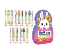 Generico Children's Nail Stickers, Pack of 520 Self-Adhesive Nail Art Stickers, Nail Stickers, Self-Adhesive Stickers, Stickers for Girls, Women, Daughters, Small Children
