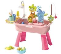 Genérico Children's Outdoor Water Table | with Pump and Fun Sensory Toys | Summer Kitchen Game Set with Sink - Boys and Girls Outdoor Garden, Beach, Preschool Park and Home