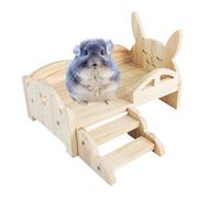 Genérico Chinchilla Bed | CAM for Sleeping Pets with Stairs - Hamster, Chinchilla, Masota Habitat for Small Masotas to Have a No Matter of Tempor