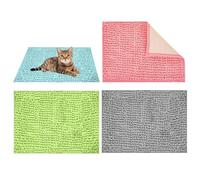 Genérico Chinchilla Cage Liner, 4 Pieces Reusable Absorbent | and Small Animal Bed | for Chinchilla, Ferret, Hedgehog, Indoor Habitat, Parks and Hutches