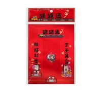 Generico Chinese Couplet - Automotive Stickers | Car Decals, Magnetic Couplers, Cars Sticker for A Safe And Peaceful Years of The Horse New Year Car Spring Festival Couplets Mini Sticker Decal