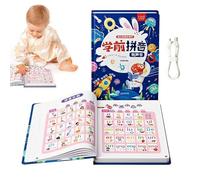 Genérico Chinese Language Learning Book - Math & English Practice, Talking E-Book, Preschool Activity | Educational Learning Toy for Early Speaking Children