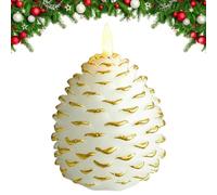 Generico Christmas | Battery Operated with Flickering Flame Effect | Thanksgiving Christmas Decorations for Bookshelves | for Home Indoor and Outdoor