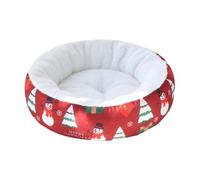 Genérico Christmas Cat Bed, Comfortable and Soothing Sofa for Pets Christmas - Padded Mattress for Sleeping Kitten, for Home, Apartment, Bedroom, Living Room, Balcony