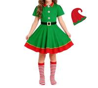 Generico Christmas Character Costume Set - Soft and Breathable for Parties | Christmas Figure Cosplay Set for Children | For Theatre Show School Event Parade Children