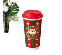 Generico Christmas Coffee Mugs - Reusable Ceramic Holiday Cups 580ml | Travel Cups for Women, Colleagues, Men, Friends, Family, Adults, Hot Drinks, Bi Gift