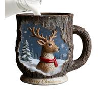 Generico Christmas Elk Decoration for the Home | Trunk Themed Christmas Drinking Cups | Hot Chocolate Tea and Milk in the Living Room and Office
