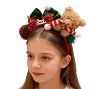 Generico Christmas Headband for Adults - Hair Band with Bear Design, Headband , Accessory for Parties Birthdays Carnival Photo Girls Teen Cosplay Holidays Celebrations