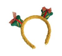 Generico Christmas Headbands for Women, Plush Headband for Hair Accessory - Christmas Headband, Headband Girls Parties Winter Birthday New Year Holiday Events