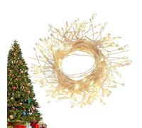 Genérico Christmas Lights - Warm White | USB 3 LED Garland with 8 Modes & Twinkle Effect | Ha?a Lights for Indoor and Outdoor, Tree, Garland, Fireplace