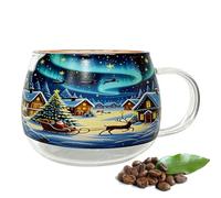 Generico Christmas Mug, Christmas Stocking Gift Christmas Tea Cup, 300ml Festive Containers for Hot and Cold Drinks Cocoa Milk