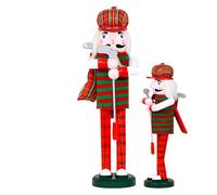 Genérico Christmas Nutcracker | Golf Ornament | 36cm Figurine Ornament for Outdoor Children's Family Parties Porch and Home