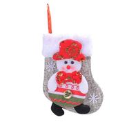 Generico Christmas Stocking: Candy Stocking Sock Bag | Candy Bag Socks Santa Tree Decorations Made of Extra Large Velvet for Candy Collection and Candy Collection, Snowman, riferimento alla