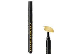 Genérico Chrome Marker | Pack of 4 Fine Tip, Waterproof and Durable - Chrome Permanent Liquid Marker - For Crafting on Metal, Mirror, Wood, Leather, Jewelry and Models