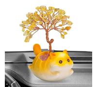 Genérico Citrine Tree Figure Kitten Cute Citrine