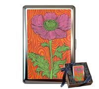 Generico Classic Steel Rigid Wallet - Document Holder Cash Cards Antique Design with Press Stud | Male Female Father Mom Grandparents Tourism Business Pocket Accessory, E, Please refer to the