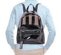 Genérico Clear Book Backpack: Large Capacity Backpack, Durable Sturdy Design, Adjustable Straps | Girls, University, School, Travel, Work, Cam