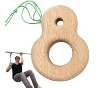 Generico Climbing Hangboard - Workouts with Compact Grips, Board Design, Wooden Edge Frame, Portable Wall Mount, Progressive Development Module | Prat