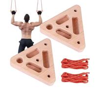 Generico Climbing Panel | Triangular Wooden Hand Grip Reinforcement with Variable Depth Pockets, Hookable Door Jamb, for Home, Gym, Garage