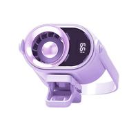 Generico Clip Fan, Personal Quiet Cooler 4 Speed, Clip Fan with Light and Lanyard | for Home, Camping, Travelling to the Sea