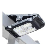 Generico Clip On Lights - Solar Fence Lights | 3 Modes Security Light | Portable Security Lighting with Motion Sensor | LED Lighting for the Gi Door