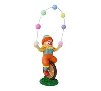Generico Clown Figurines | Unicycle Guide Sculpture, Clown Toys with Unicycle Design, for Home Carnival Bedroom Living Room Bookcase