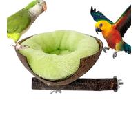 Genérico Cockatiel Nesting Box - Anti-Pecking Warm Bird Nest, Soft Habitat, Safe Sleeping Space | Conure Lovebird Canary Finch Winter Nest, Comfortable Aviary Home Decor Bird Accessory