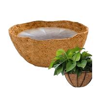 Generico Coconut Fiber Liner, Coconut Palm Mat - Fiber Flower Pot Inside, Durable Lining,Terrarium Flower Pot Liner Replacement Liner for Planter D