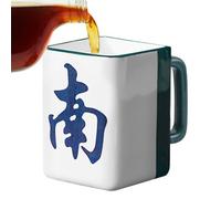 Generico Coffee Mahjong - Boston Terrier Gifts | Sarcastic Gag Go Away Goodbye, Mah Jong Is My Happy Hour Ceramic Tea Coffee Tea Gift, Neutral Gift for Home Modern Friendship Present