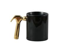 Genérico Coffee Mug - 350 ml Poignée Forme Marteau Céramique | Tasse Voyage Nouveauté | Décoration Maison Cuisine Bureau Bar Anniversaire Noël Papa Petit Ami Design Outil