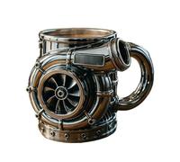 Genérico Coffee Mug, Water Glass with 3D Motor, Drinking Cup - For Morning Routine Breaks Party Birthday Seasonal Celebrations Office Relaxing Moments Leisure Weekend