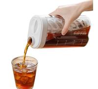 Generico Cold Brew Coffee Machine, Cold Coffee Maker | Waterproof Bottle Leakproof Fine Filter 350 Mesh Portable for Home Travel Hiking Camping