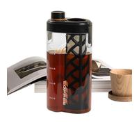 Generico Cold Brew Coffee Preparer - Cold Brew Jug - Fine Filter 350 Mesh Portable Sealed Leak-proof Bottle for Kitchen, Travel, Hiking, Camping