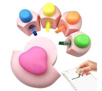 Generico Colour Highlighters | Cat, Writing, No Smudging | Cute High Lighters for School in the Office | For Women Teacher Student Diary Scrapbooking Notes Taking Notes