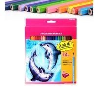 Generico Coloured Pencils | 24 Pieces School Pencils Set | Drawing Pen for Painting Sketches Artworks