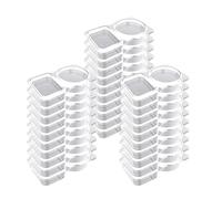 Genérico Condiment Containers With Lids - Double Condiment Containers | Reusable Snack Container Tray With Lid, 30 Piece Dee Set, Portion Control, P