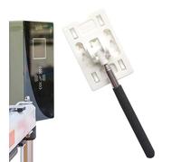Generico Contactless Card Holder - Vehicle Payment Wand, Fast Toll Accessory | For Balance At The Toll Gate And Car Stop, Pure White + Elegant Black, riferimento alla descrizione, Please refer to