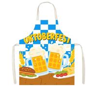 Generico Cook Apronce Adjustable Waist Cowhole | Lightweight Patterned Apron for BBQ Ceramic | Apron, 01, riferimento alla descrizione