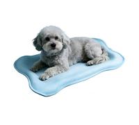 Generico Cooling Mat for Dogs - Portable Bone Shaped Pad 42 x 58 cm, Cooling Cushion for Pets - Indoor Outdoor Balcony Car Travel Cage and Warm Climate