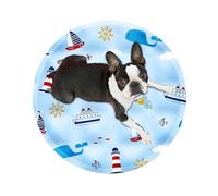 Generico Cooling Mat for Pets - Cold Mat for Rabbits - Round Portable Waterproof Cushion for Car Travel Cats Small Animals