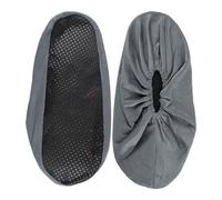 Genérico Copriscarpe Riutilzabili Antiscivolo - Stivaletti In Flanella Lavabili Per Interni, Copriscarpe Spessi E Resistenti All'usura Per Appaltatori | Taglie EU 38-43, Grey, Consulte la descripción