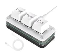 Generico Copy Paste Keyboard - 3 Key Mechanical | USB Keypad, Portable Desi