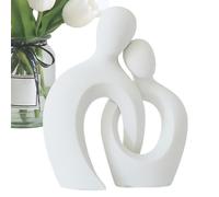 Genérico Couple Statue, Aesthetic Resin Statue Home Decor, Modern Abstract