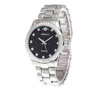 Generico Couple Watch Fashion Stainless Steel Unisex Dial Diamond Analog Quartz Watch Gifts, men-d
