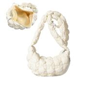 Generico Crescent Cloud Shoulder Bag - Soft Pleated Design, Stylish Under Armpit Swollen Underarms, Modern Tote | Stylish Daily Companion for Girls and Women Carrying