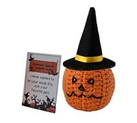 Generico Crochet Pumpkin Ornament | Crochet Ornaments by | Portable Pumpkin Crochet Home Decor for Table Bedroom Study Room