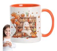 Generico CUP - Cute Seasonal Mug, 400ml Hot Drink | Autumn Thanksgiving Decoration Cup, Charming Drink for Kids Adults Women Falls Kitchen Gift for Women