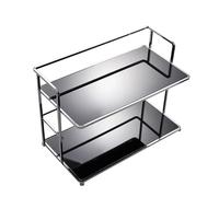 Generico Cup Rack - Stable with Two Layers Galvanised 31 x 16 x 22 cm, Cup Holder, Storage, Practical Holder for Kitchen Utensils | Elegant Storage Box